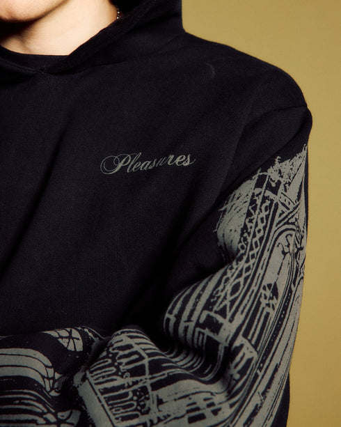 PLEASURES WARSAW HOODIE Mens Apparel - MENS APPAREL