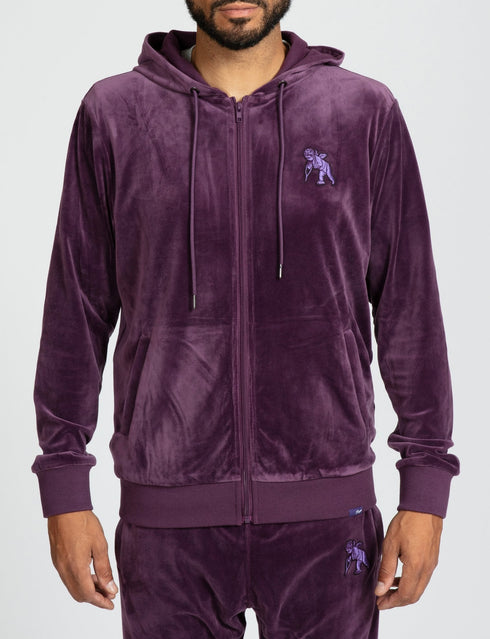 PRPS BUXTON VELOUR CHERUB HOODIE Mens Apparel - MENS APPAREL