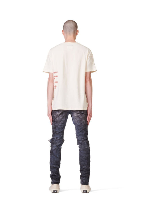 PURPLE BRAND ARTIFACT - ECRU Mens Apparel - MENS APPAREL