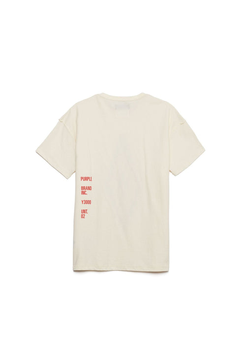 PURPLE BRAND ARTIFACT - ECRU Mens Apparel - MENS APPAREL