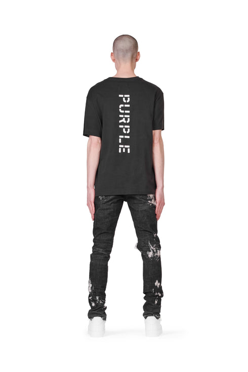 Purple brand black big bleach blowout - MENS APPAREL