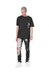 Purple brand black big bleach blowout - MENS APPAREL