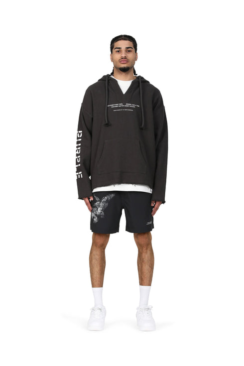 PURPLE BRAND BLACK BIRD SWIM SHORTS Mens Apparel - MENS