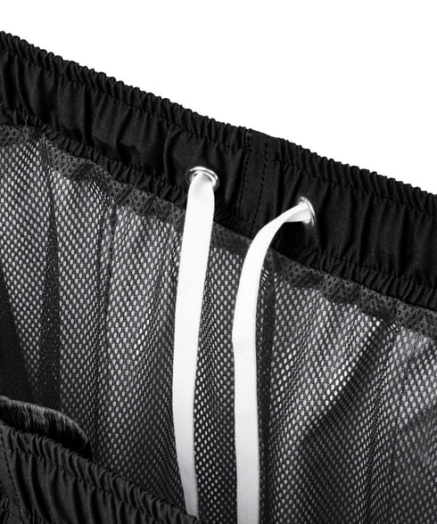 PURPLE BRAND BLACK FIRE SEASON SWIM SHORTS Mens Apparel -