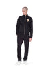 PURPLE BRAND BLACK RAGLAN BULLION TRACK JACKET Mens Apparel