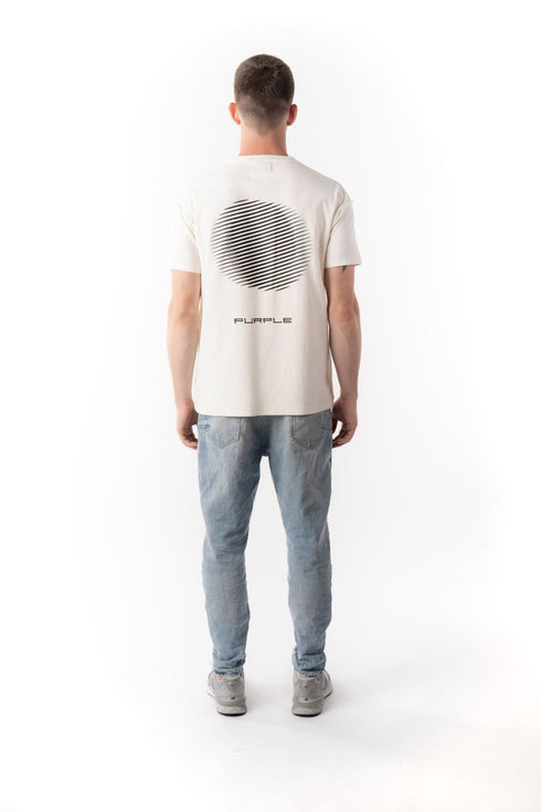 PURPLE BRAND BLACKWORK - WHITE Mens Apparel - MENS APPAREL