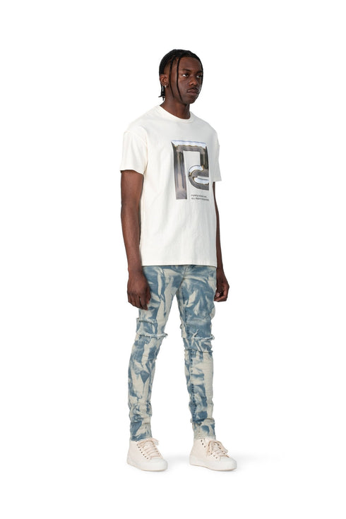 PURPLE BRAND BLUE FATIGUE MARBLE DENIM Mens Apparel - MENS