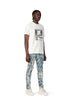 PURPLE BRAND BLUE FATIGUE MARBLE DENIM Mens Apparel - MENS