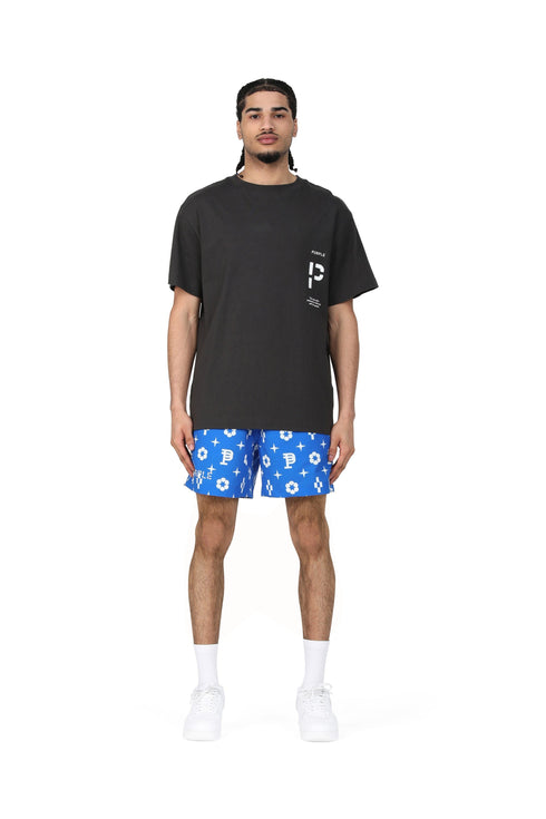 Purple brand blue monogram swim shorts - Mens Apparel