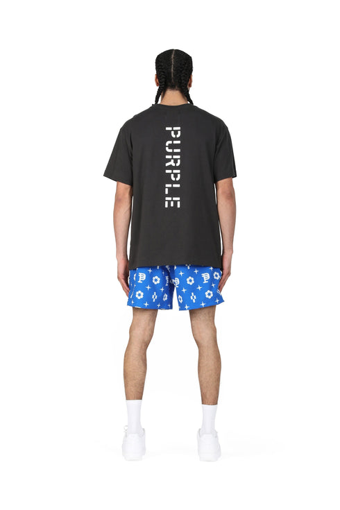 Purple brand blue monogram swim shorts - Mens Apparel