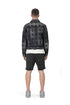 PURPLE BRAND FADE MONOGRAM - BLACK Mens Apparel - MENS