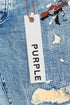 Purple brand faded indigo paint repair - MENS APPAREL