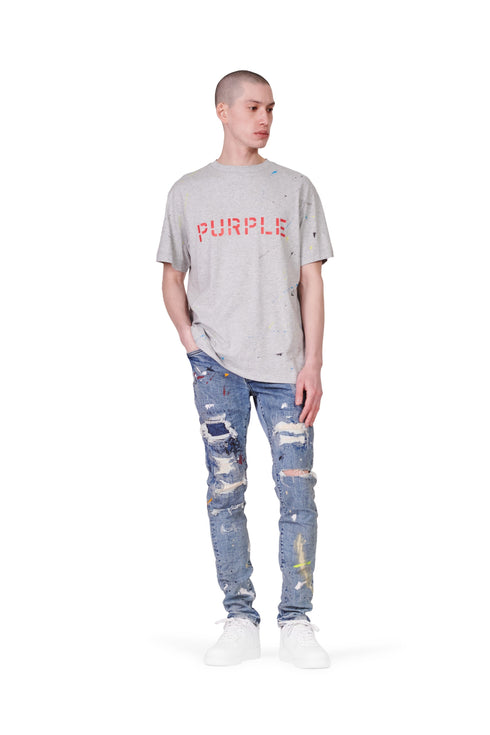 Purple brand faded indigo paint repair - MENS APPAREL