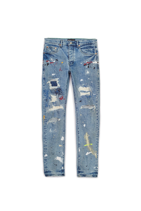 Purple brand faded indigo paint repair - MENS APPAREL