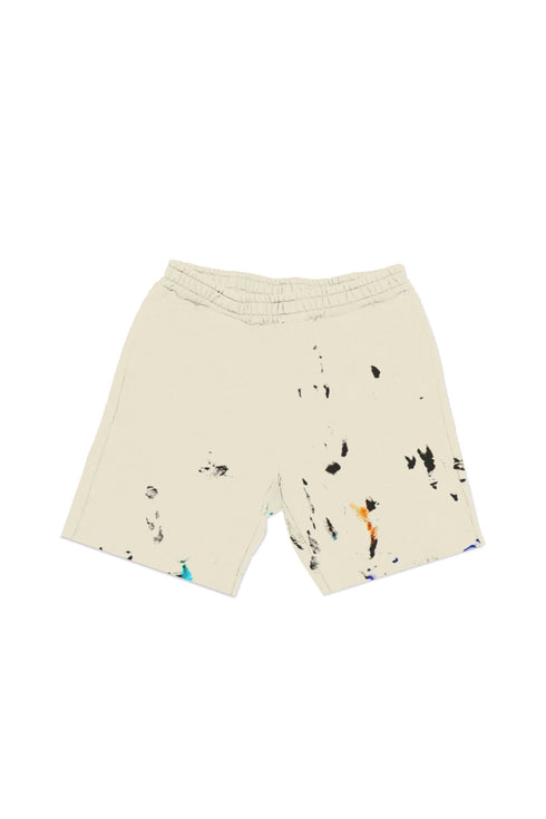 PURPLE BRAND FRENCH TERRY STENCIL SHORTS Mens Apparel - Mens