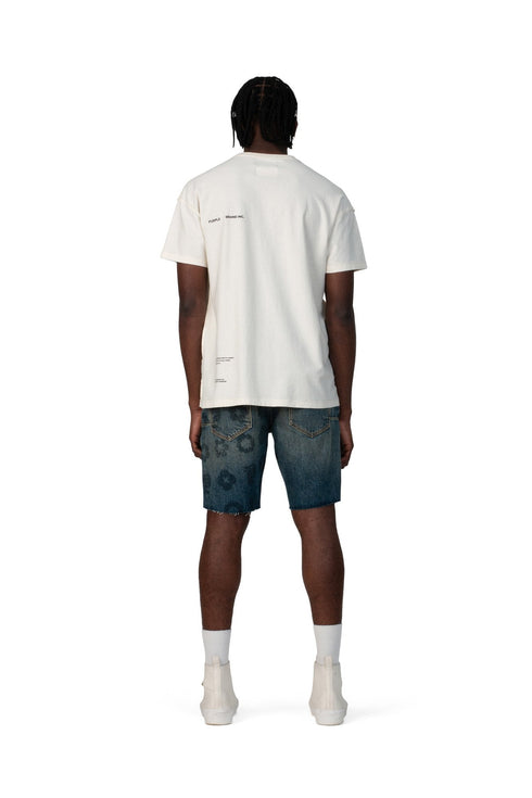 PURPLE BRAND HALF MONOGRAM PRINT Mens Apparel - MENS APPAREL