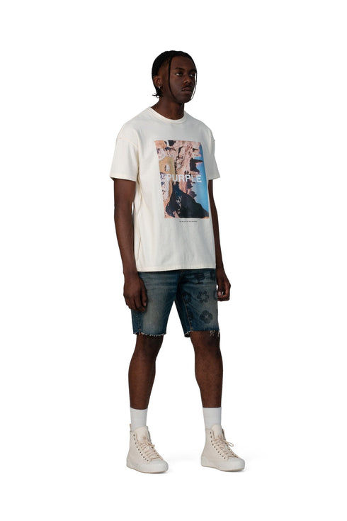 PURPLE BRAND HALF MONOGRAM PRINT Mens Apparel - MENS APPAREL