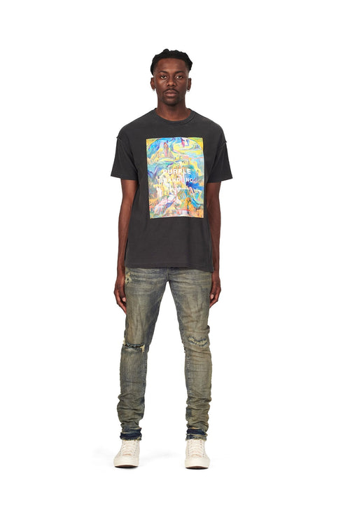 PURPLE BRAND HEAVEN AND HELL - S/S TEE Mens Apparel - MENS