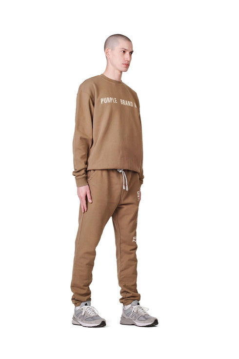 PURPLE BRAND HISTORY JOGGER - EARTH Mens Apparel - MENS