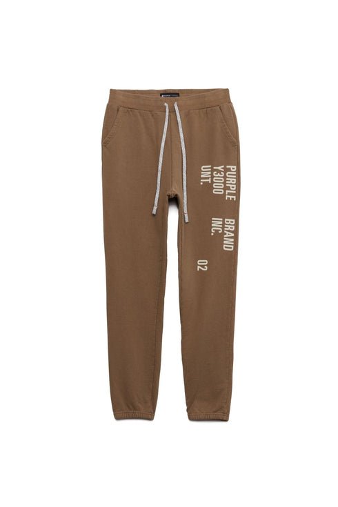 PURPLE BRAND HISTORY JOGGER - EARTH Mens Apparel - MENS