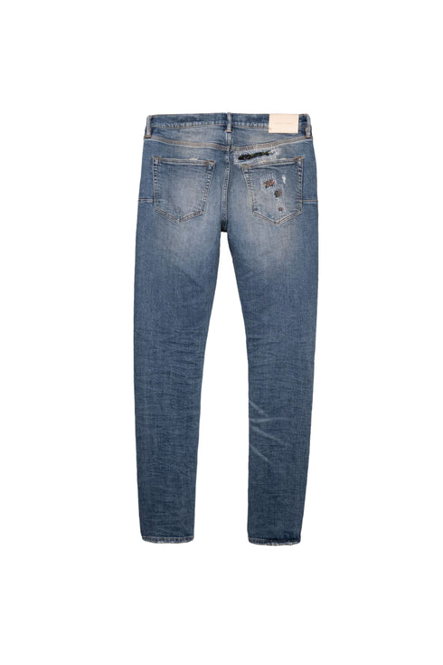 PURPLE BRAND INDIGO REFLECTIVE REPAIR Mens Apparel - MENS