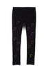 PURPLE BRAND P001-BEPP223 Black Indigo Embroidery Mens Apparel