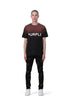PURPLE BRAND P001-BEPP223 Black Indigo Embroidery Mens Apparel