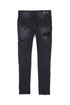 PURPLE BRAND P001-BQDP223 Black Quilted Destroy Mens Apparel