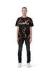 PURPLE BRAND P001-BQDP223 Black Quilted Destroy Mens Apparel
