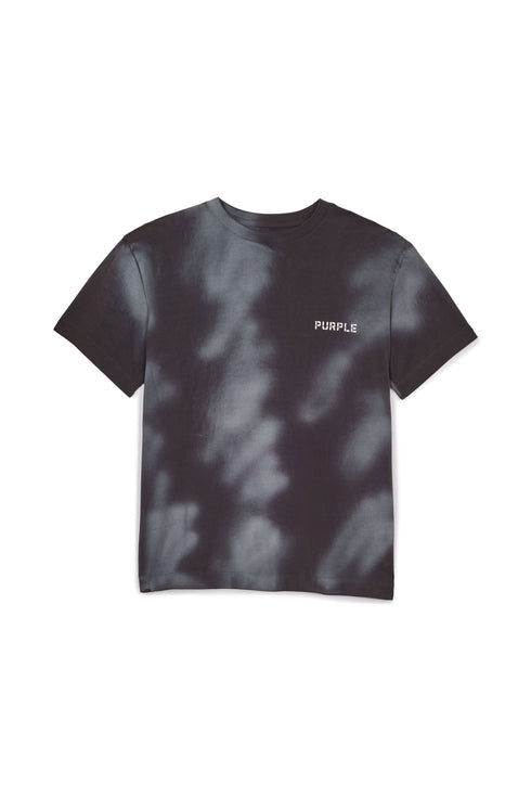 PURPLE BRAND JERSEY BLACK BLEACHED S/S Mens Apparel - Mens