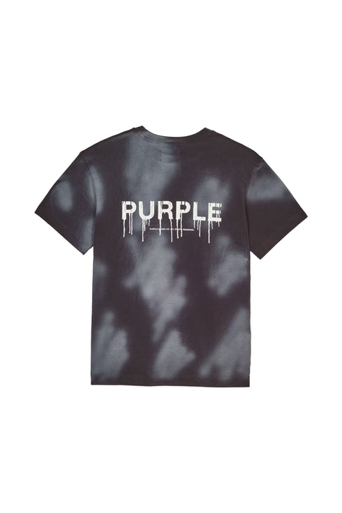 PURPLE BRAND JERSEY BLACK BLEACHED S/S Mens Apparel - Mens
