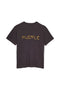 PURPLE BRAND JERSEY BLACK DIECUT LEOPARD S/S Mens Apparel -