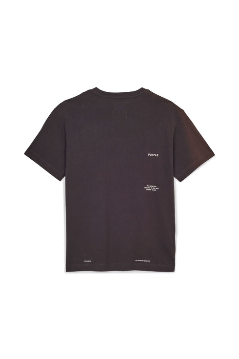 PURPLE BRAND JERSEY BLACK DIECUT LEOPARD S/S Mens Apparel -