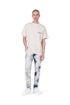 PURPLE BRAND JERSEY ECRU MONOGRAM S/S Mens Apparel - MENS
