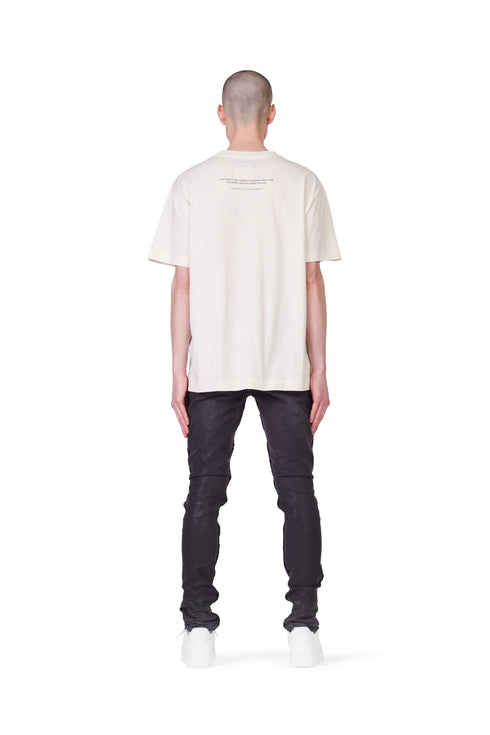 PURPLE BRAND JERSEY ECRU UNDER THE SUN S/S Mens Apparel -