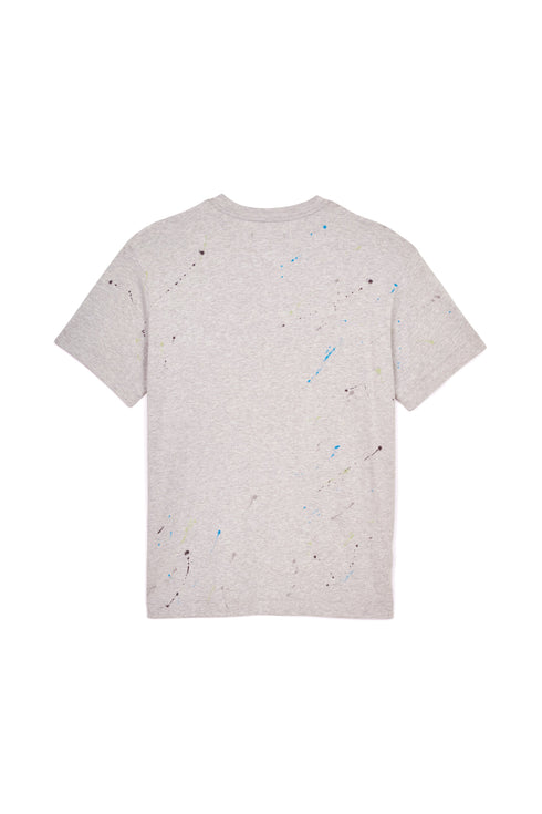 PURPLE BRAND JERSEY GREY STENCIL PAINT S/S Mens Apparel -