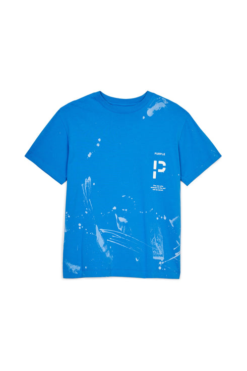 PURPLE BRAND JERSEY ROYAL STENCIL S/S Mens Apparel - Mens