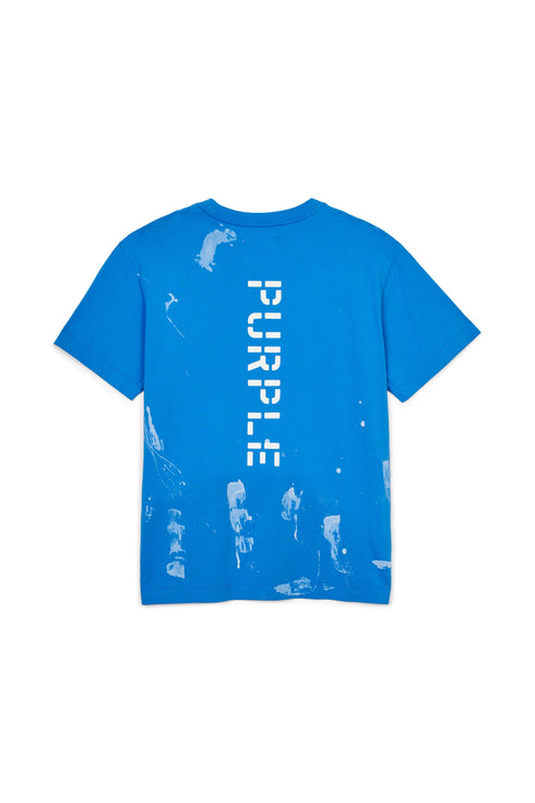 PURPLE BRAND JERSEY ROYAL STENCIL S/S Mens Apparel - Mens