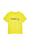 PURPLE BRAND JERSEY YELLOWSTENCIL PAINT S/S Mens Apparel -