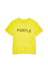 PURPLE BRAND JERSEY YELLOWSTENCIL PAINT S/S Mens Apparel -