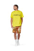 PURPLE BRAND JERSEY YELLOWSTENCIL PAINT S/S Mens Apparel -