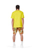 PURPLE BRAND JERSEY YELLOWSTENCIL PAINT S/S Mens Apparel -