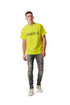 PURPLE BRAND JERSEY YELLOWSTENCIL PAINT S/S Mens Apparel -