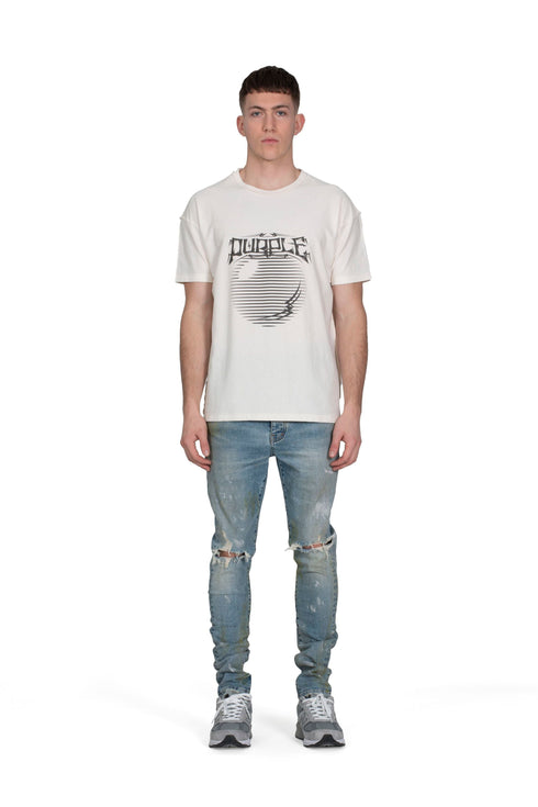 PURPLE BRAND LIGHT BLUE VINTAGE Mens Apparel - MENS APPAREL