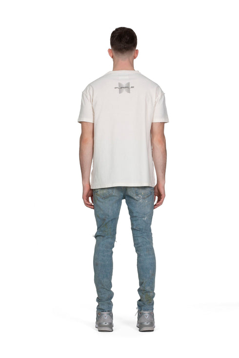 PURPLE BRAND LIGHT BLUE VINTAGE Mens Apparel - MENS APPAREL