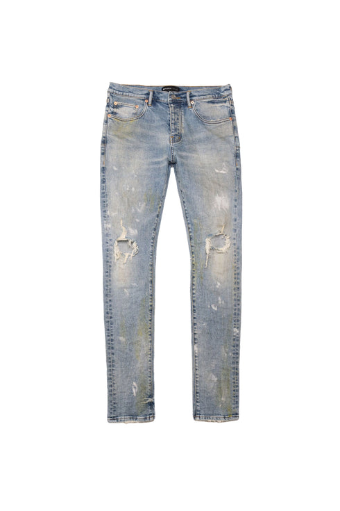 PURPLE BRAND LIGHT BLUE VINTAGE Mens Apparel - MENS APPAREL