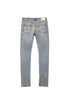 PURPLE BRAND LIGHT BLUE VINTAGE Mens Apparel - MENS APPAREL