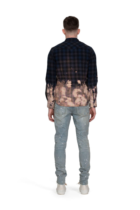 PURPLE BRAND LIGHT INDIGO PAINT Mens Apparel - MENS APPAREL