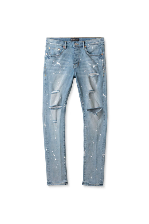PURPLE BRAND LIGHT INDIGO PAINT Mens Apparel - MENS APPAREL