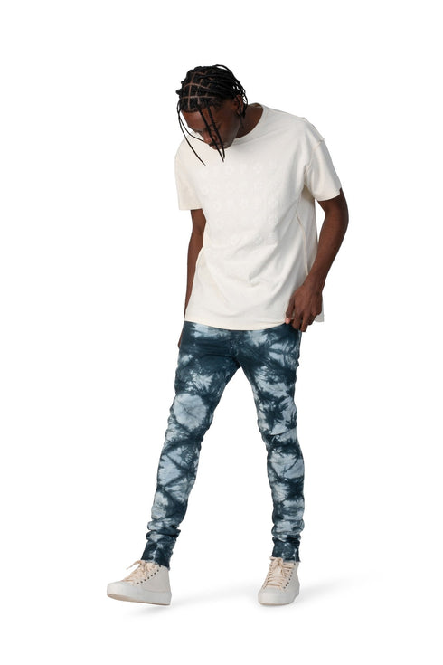 PURPLE BRAND MONOGRAM FLOCKING S/S TEE Mens Apparel - MENS